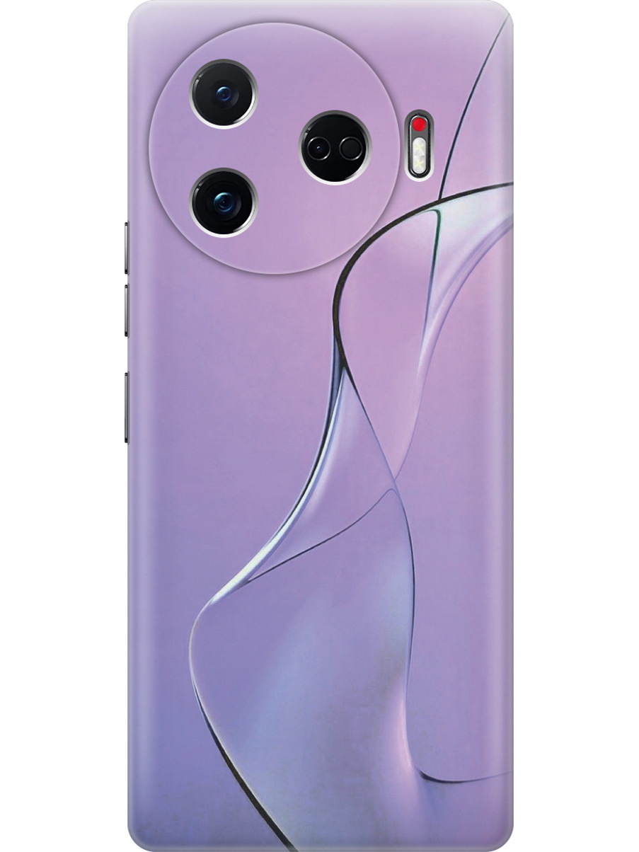 

Силиконовый чехол на Tecno Camon 30 Pro 5g с принтом "Сиреневый изгиб", Прозрачный;розовый;фиолетовый, 782633631