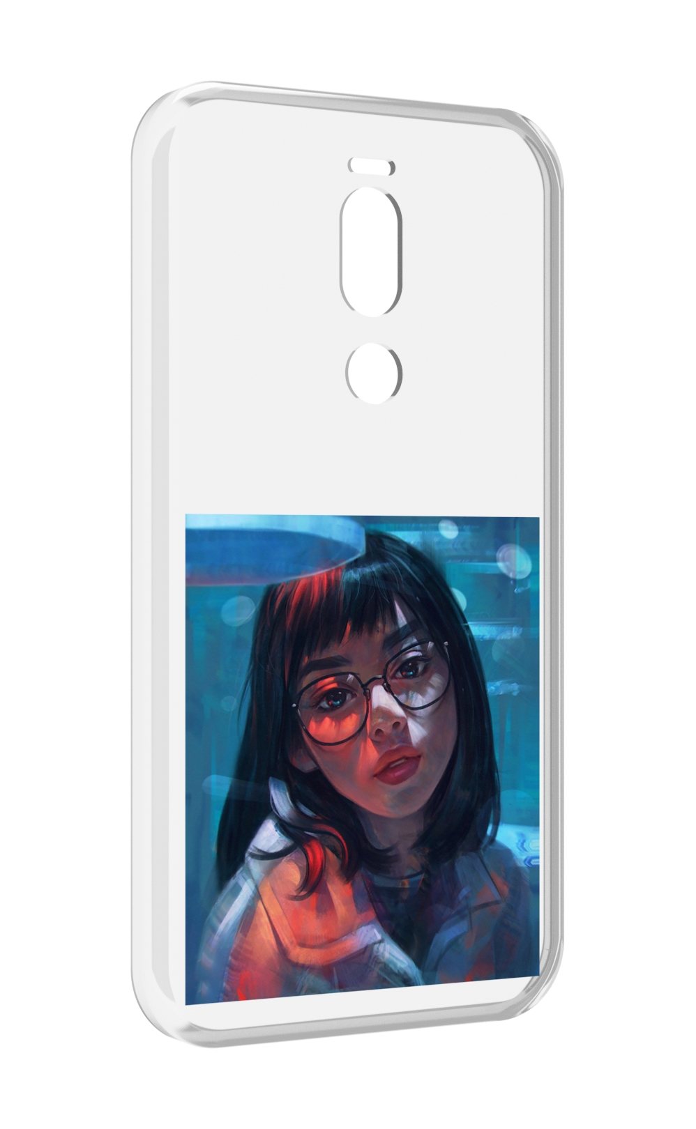 

Чехол Mypads Девушка-Под-Красным-Светом Для Meizu X8, Прозрачный, Tocco