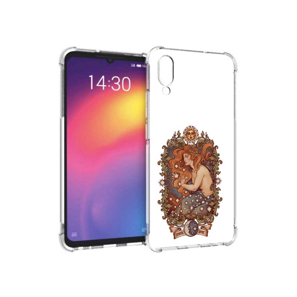 

Чехол MyPads Tocco для Meizu Note 9 звездная девушка абстракция (PT134513.88.351), Прозрачный, Tocco