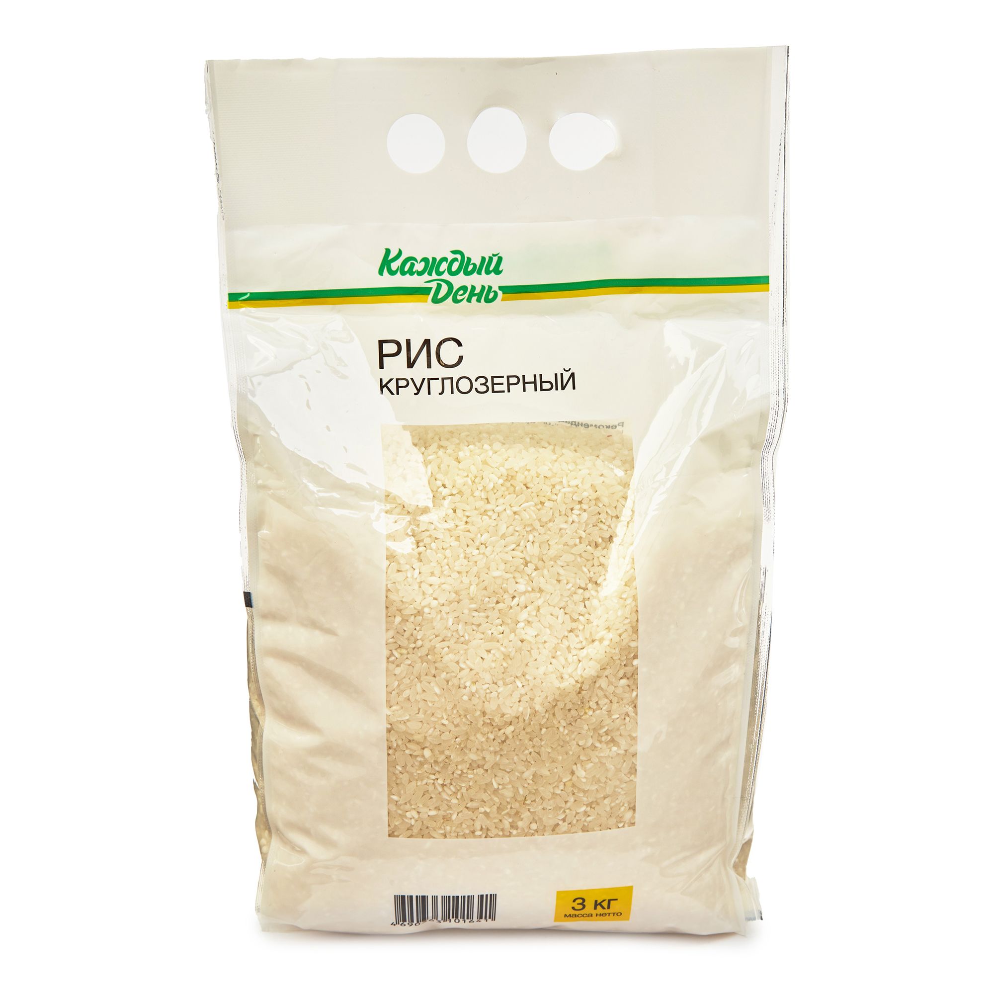 Рис клуглозерный «Каждый день», 3 кг