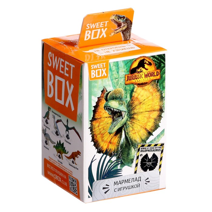 

Игрушка Jurassic World Sweet Box + Мармелад 10 г