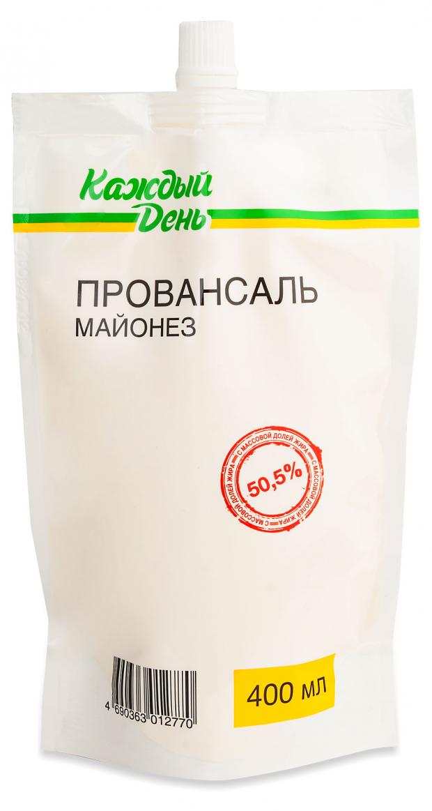 Майонез АШАН «Каждый День» Провансаль 50,5%, 400 мл