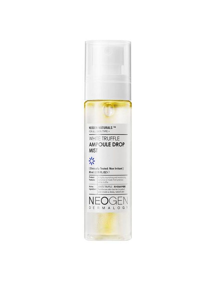 

Мист ампульный с белым трюфелем Neogen Dermalogy White Truffle Ampoule Drop Mist 80 мл, Мист ампульный с белым трюфелем | Neogen Dermalogy White Truffle Ampoule Drop Mist 80 ml