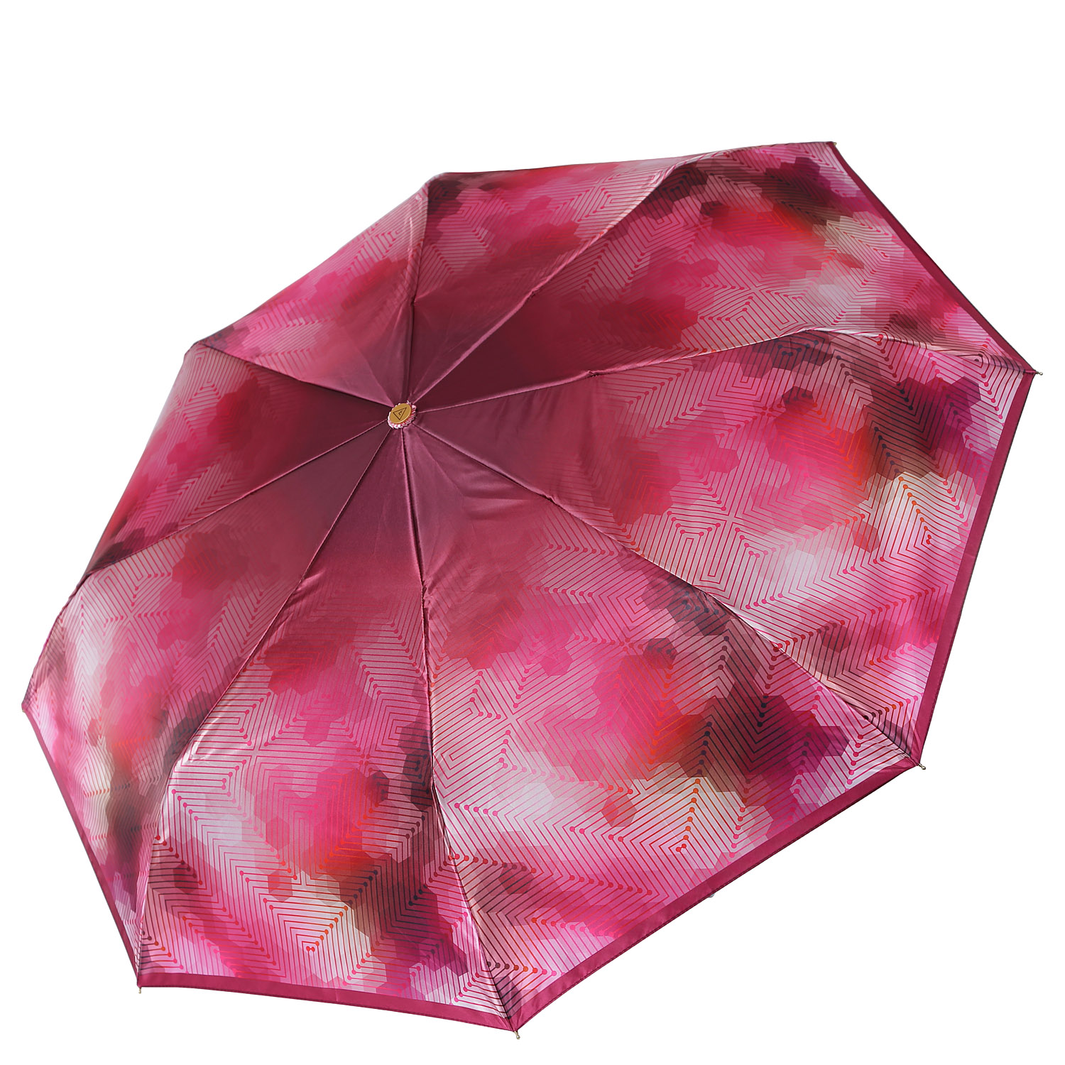 Зонт складной женский автоматический FABRETTI L-20138-5, розовый