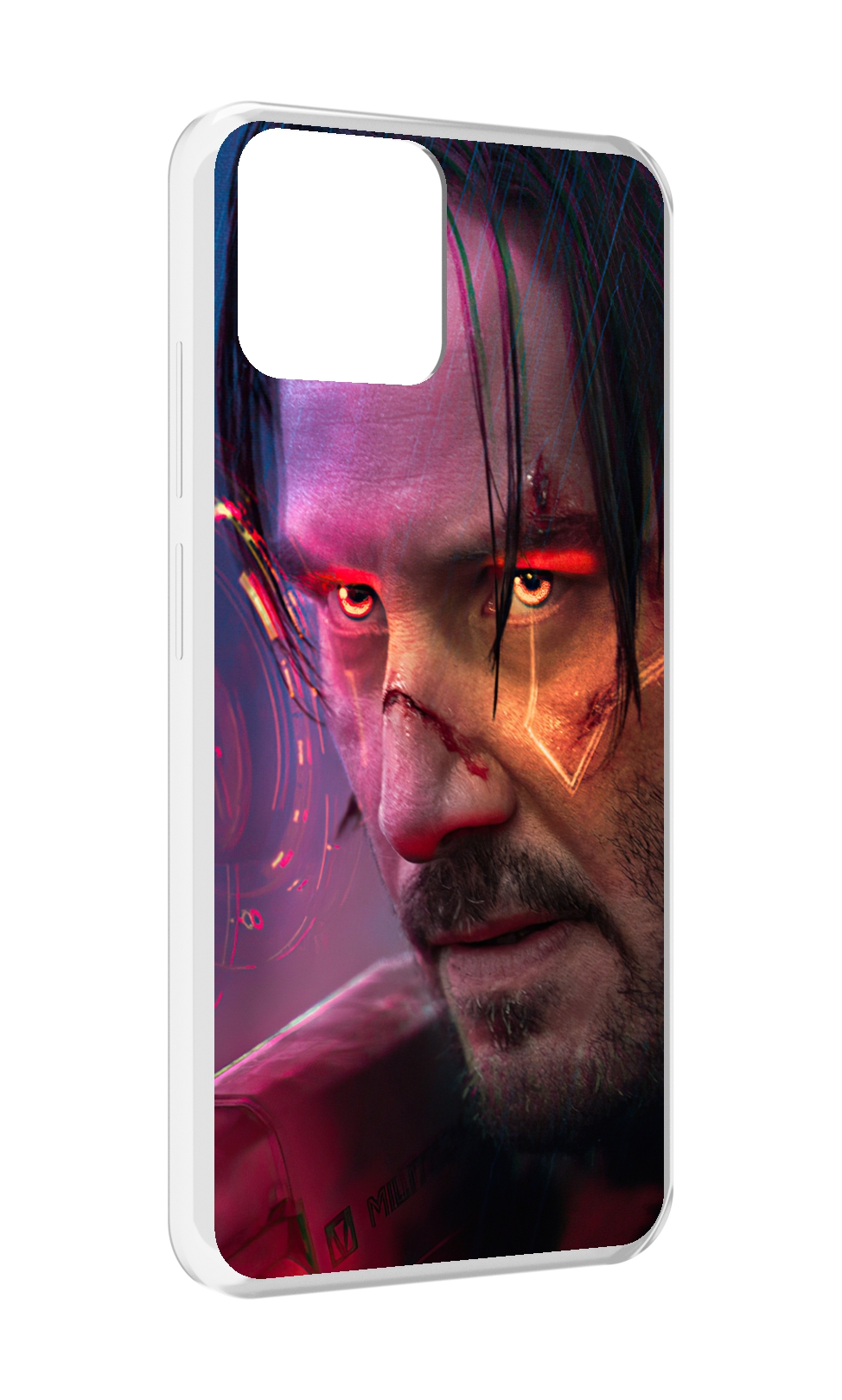 

Чехол MyPads cyberpunk 2077 Джонни Сильверхенд для Blackview A95, Прозрачный, Tocco