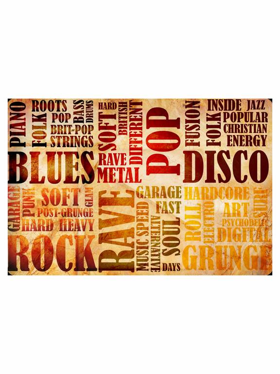 

Картины на экокоже Ultra market KK60X20 АРТ Rock music 2, Картины на экокоже