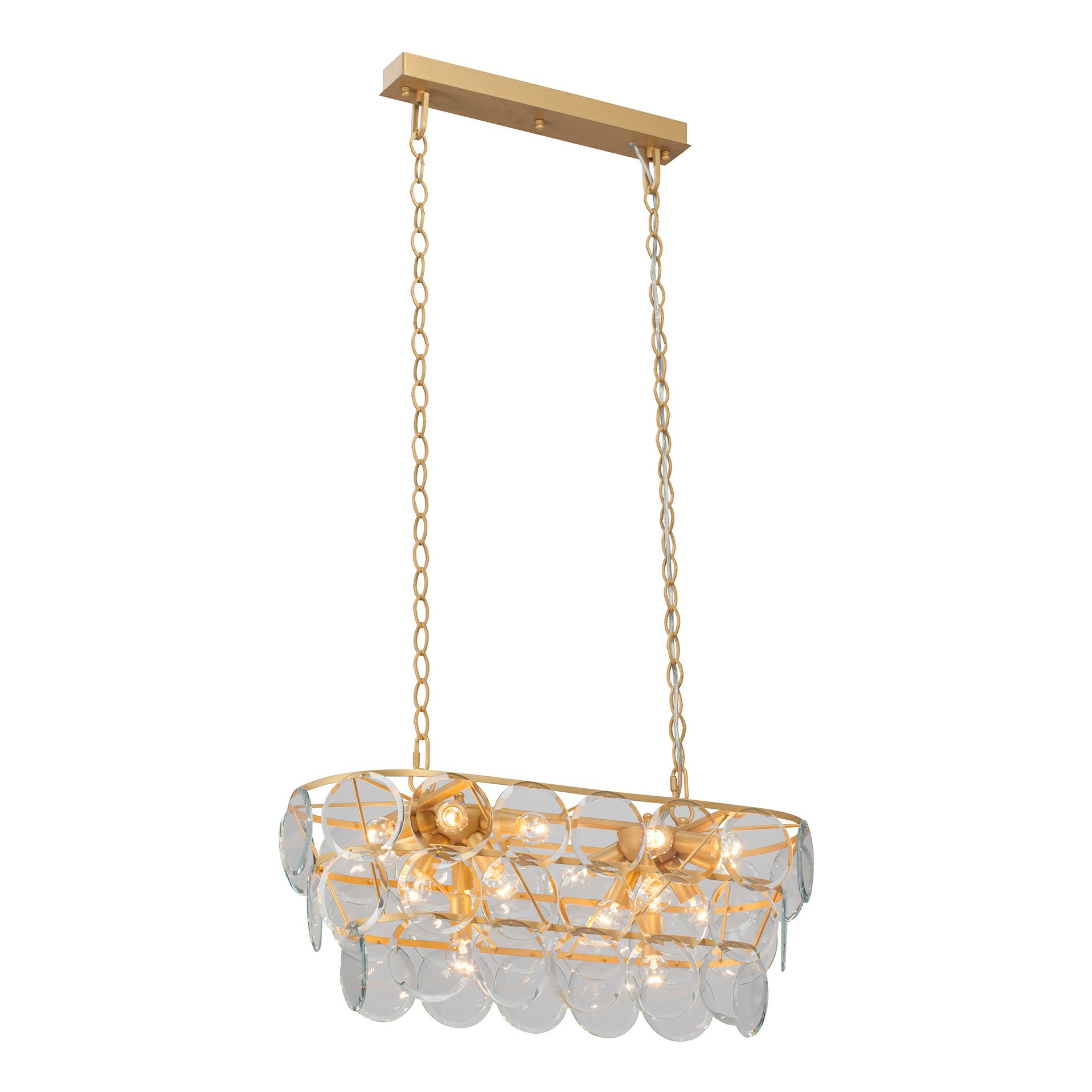 

Люстра Vitaluce V5834-8/18 E14 золотая