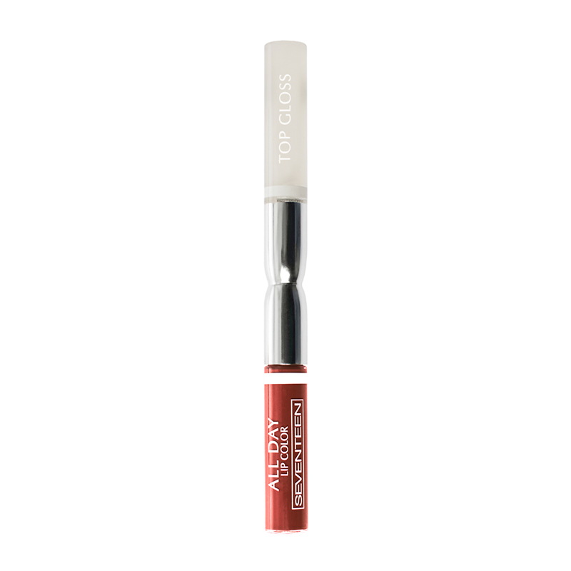 фото Помада-блеск для губ стойкая seventeen all day lip color&top gloss т.05