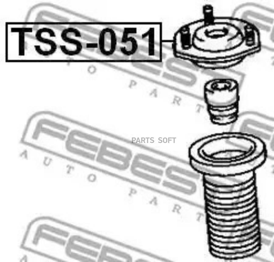 

FEBEST ОПОРА ПЕРЕДНЕГО АМОРТИЗАТОРА