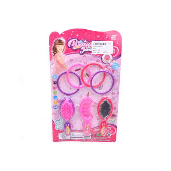 

Игровой набор Стилист, 7 предметов Наша Игрушка 8053, Розовый, 8053