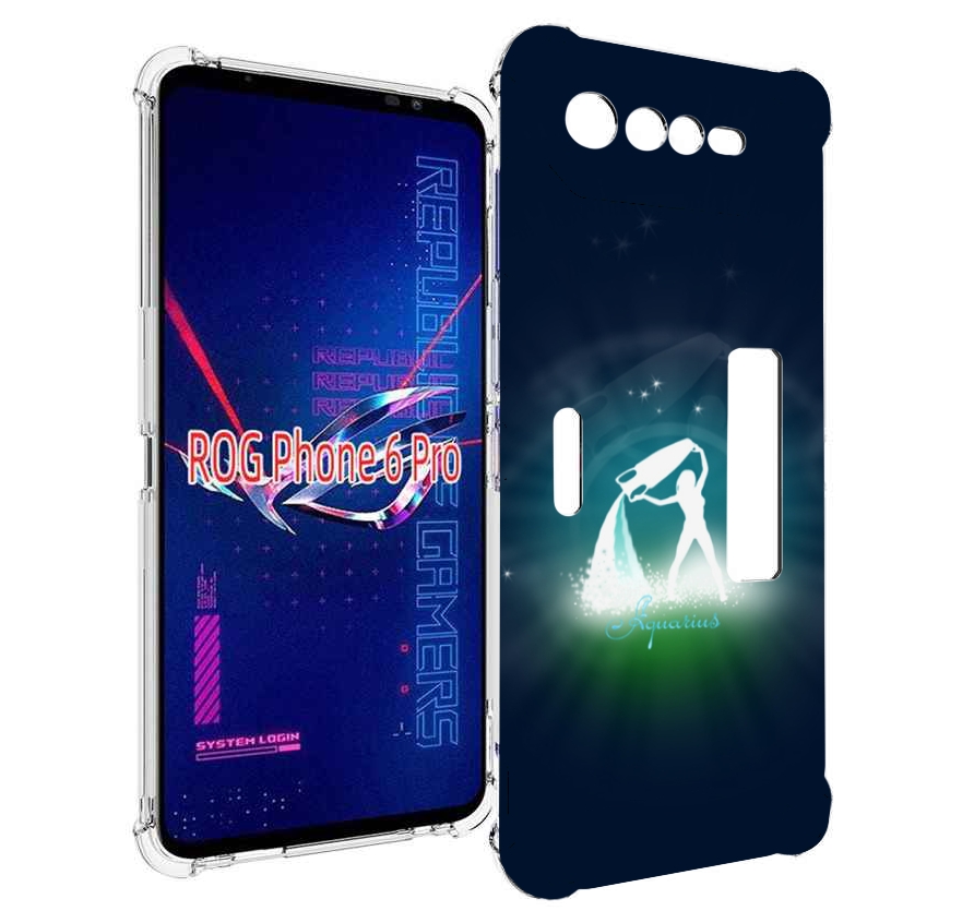 

Чехол MyPads знак зодиака водолеи 1 для Asus ROG Phone 6 Pro, Прозрачный, Tocco