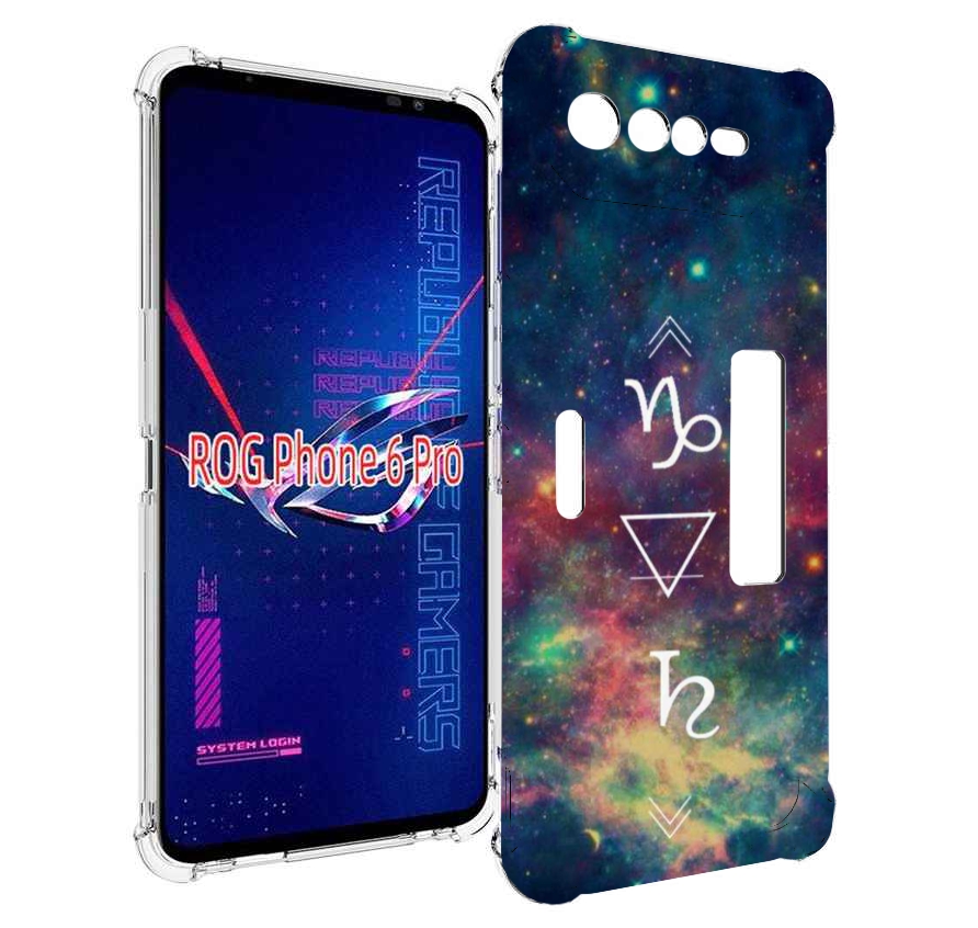 

Чехол MyPads знак зодиака козерог 5 для Asus ROG Phone 6 Pro, Прозрачный, Tocco