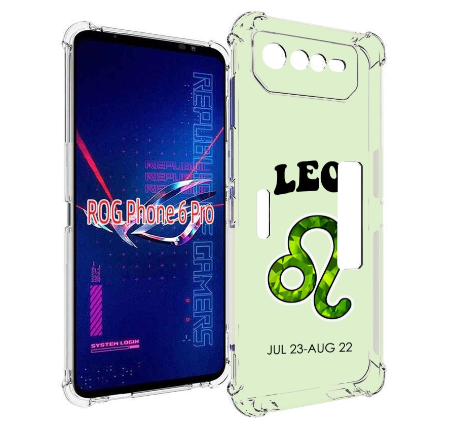 

Чехол MyPads знак зодиака лев 1 для Asus ROG Phone 6 Pro, Прозрачный, Tocco