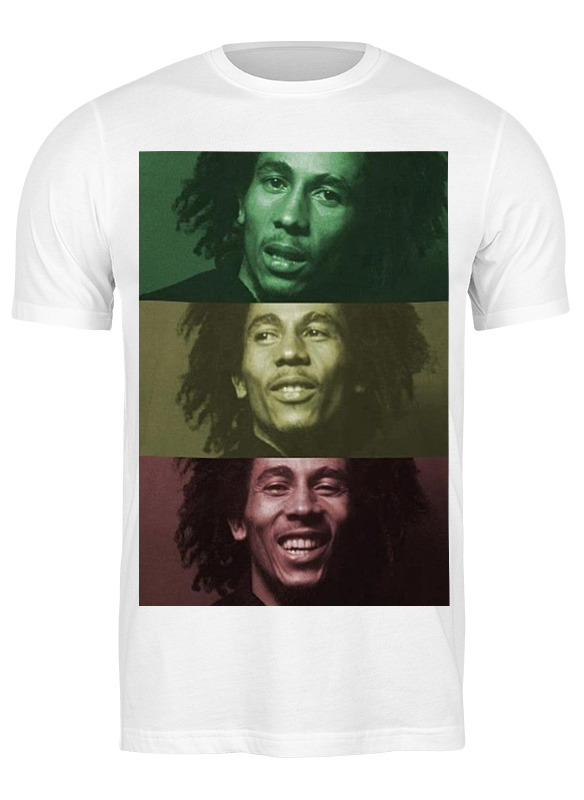 

Футболка мужская Printio Bob marley белая 3XL, Белый, Bob marley