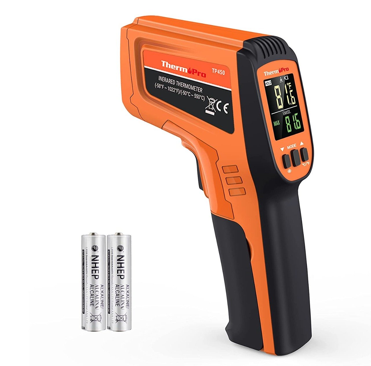 Универсальный цифровой ИК термометр ThermoPro TP450