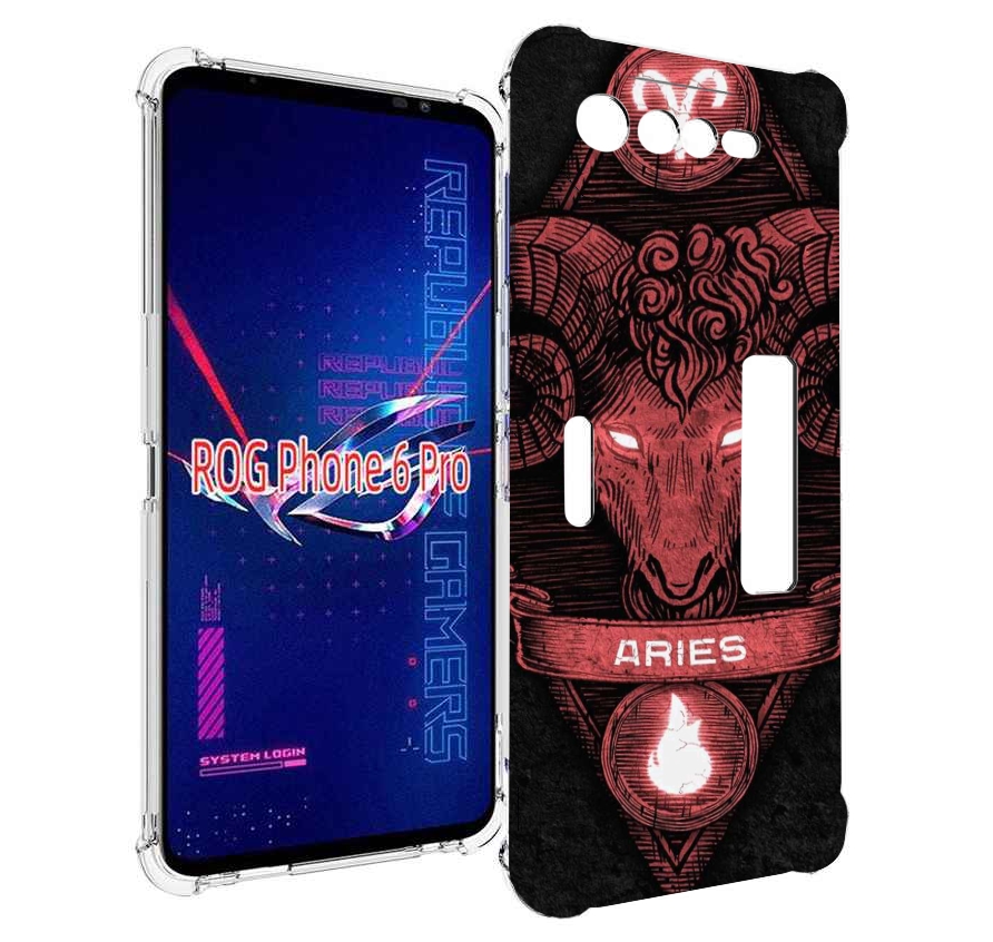 

Чехол MyPads знак зодиака овен 6 для Asus ROG Phone 6 Pro, Прозрачный, Tocco