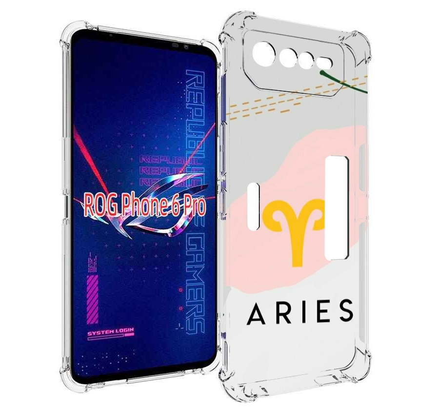 

Чехол MyPads знак зодиака овен 7 для Asus ROG Phone 6 Pro, Прозрачный, Tocco