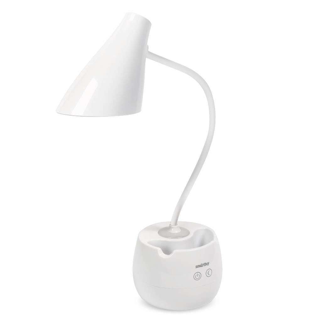 

Светодиодный настольный светильник Smartbuy SBL-DL-5-alu-w белый 5Вт