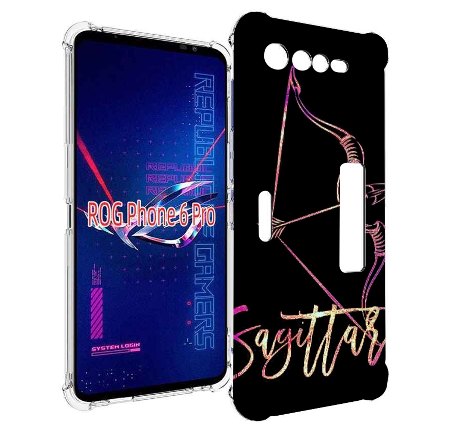 

Чехол MyPads знак зодиака стрелец 3 для Asus ROG Phone 6 Pro, Прозрачный, Tocco