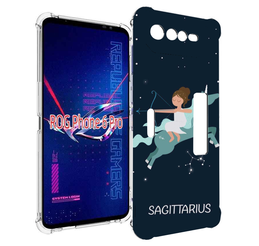 

Чехол MyPads знак зодиака стрелец 5 для Asus ROG Phone 6 Pro, Прозрачный, Tocco