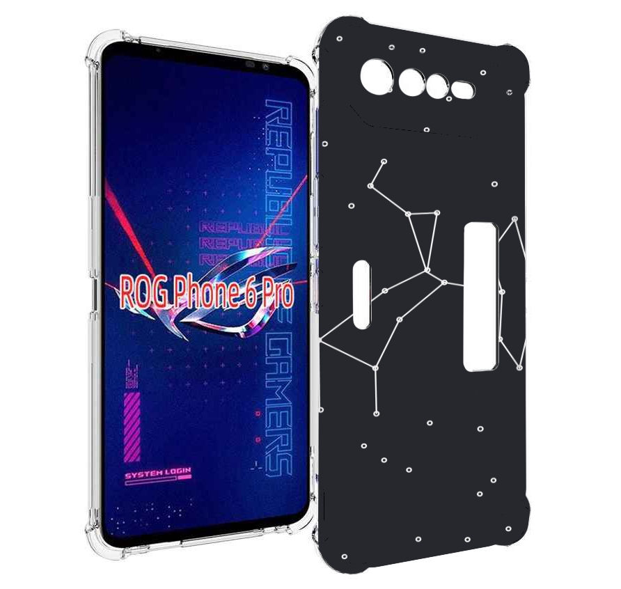 

Чехол MyPads знак зодиака стрелец 6 для Asus ROG Phone 6 Pro, Прозрачный, Tocco