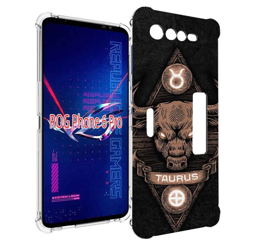 

Чехол MyPads знак зодиака телец 2 для Asus ROG Phone 6 Pro, Прозрачный, Tocco