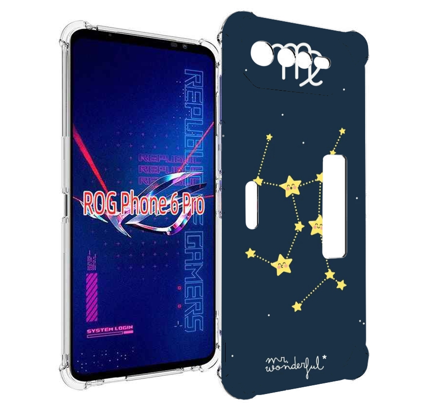 

Чехол MyPads знак-зодиака-дева-3 для Asus ROG Phone 6 Pro, Прозрачный, Tocco