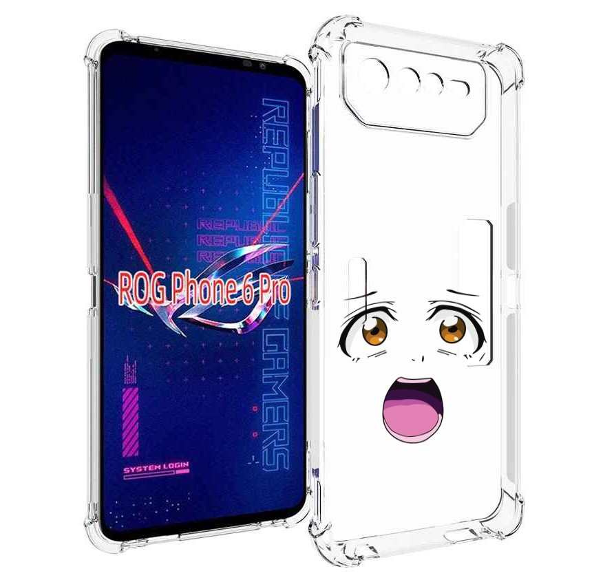 

Чехол MyPads аниме лицао для Asus ROG Phone 6 Pro, Прозрачный, Tocco