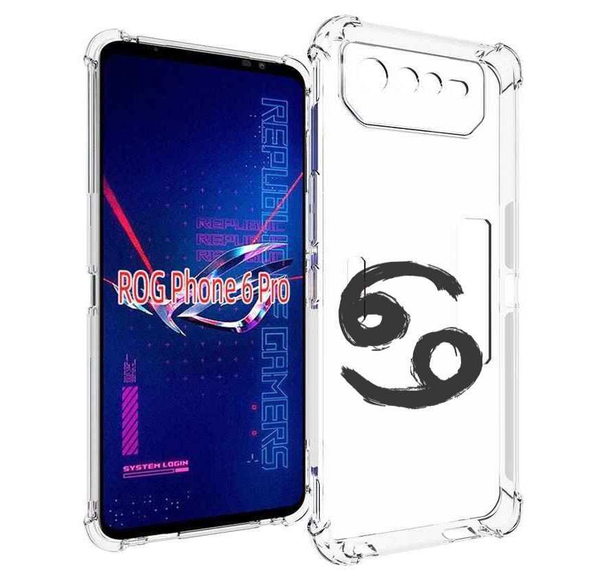 Чехол MyPads знак-зодиака-рак-6 для Asus ROG Phone 6 Pro