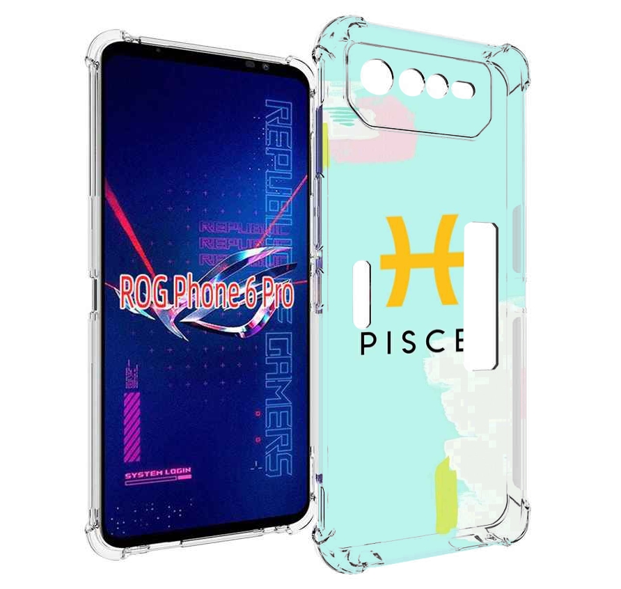 

Чехол MyPads знак-зодиака-рыбы-2 для Asus ROG Phone 6 Pro, Прозрачный, Tocco
