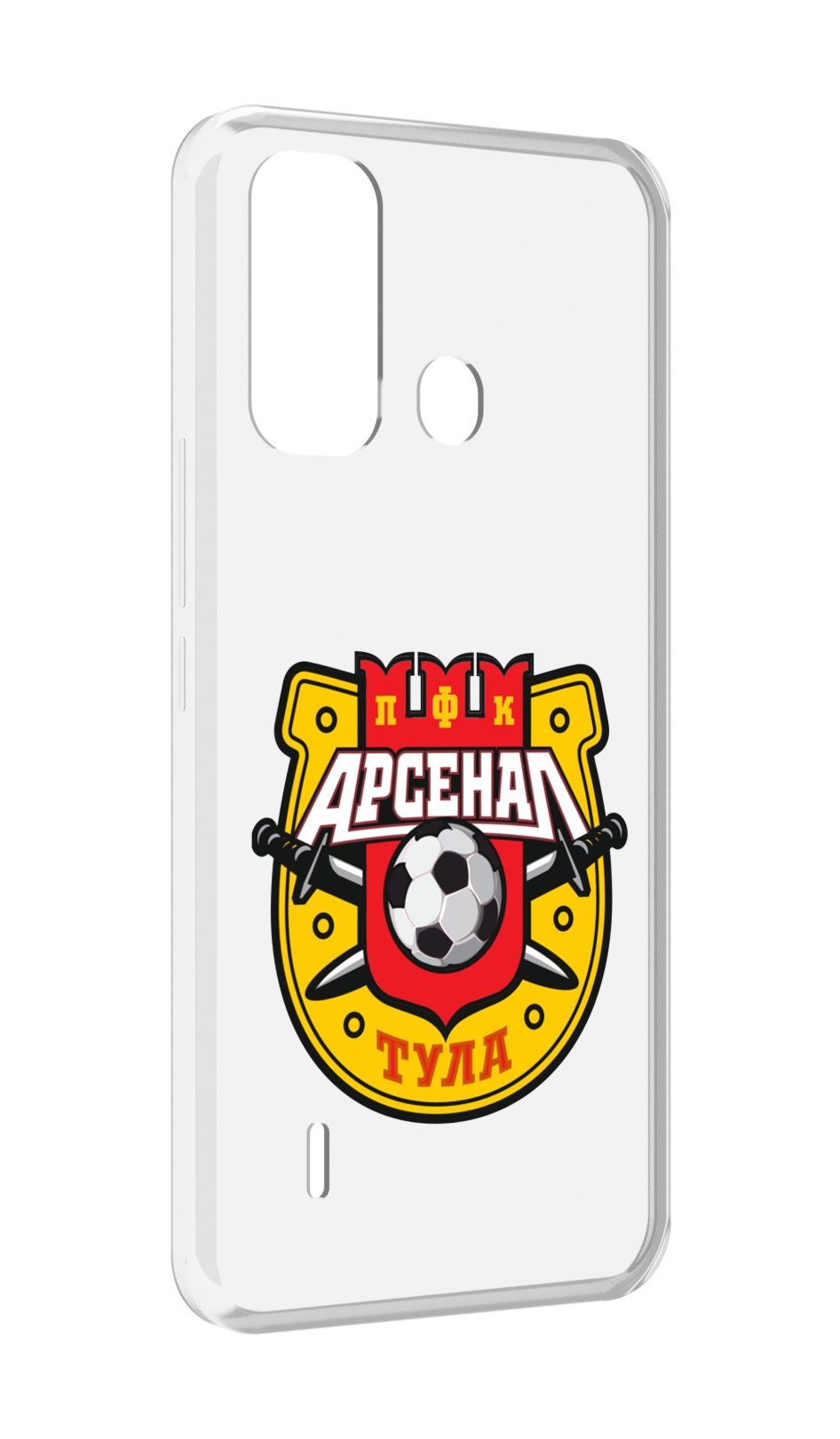 

Чехол MyPads фк арсенал тула мужской для ITEL A49 / A58 / A58 Pro, Прозрачный, Tocco