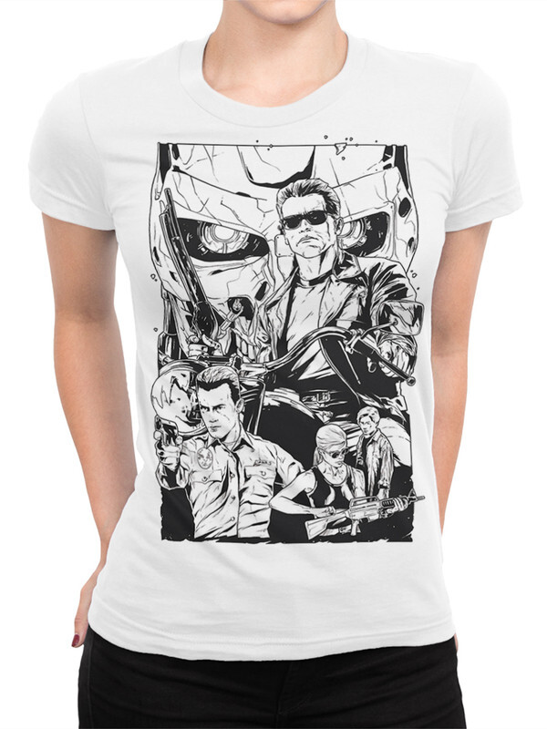 

Футболка женская Dream Shirts Терминатор - Арнольд Шварценеггер 780985111 белая XS, Терминатор - Арнольд Шварценеггер 780985111