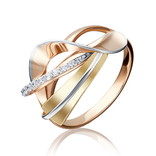 

Кольцо из золота р. , PLATINA jewelry 01-5168-00-401-1113-48, фианит, 01-5168-00-401-1113-48