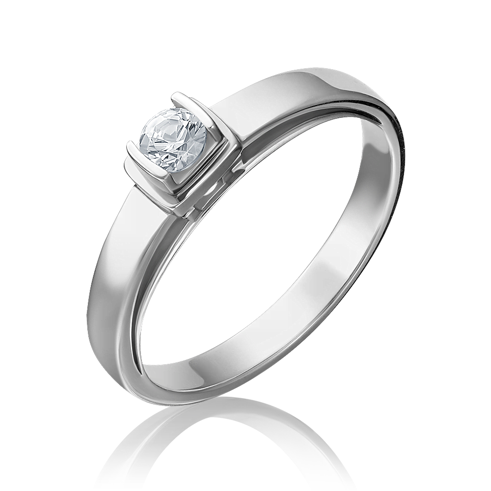 

Кольцо из золота р.  PLATINA jewelry 01-5171-00-101-1120-30, бриллиант, 01-5171-00-101-1120-30
