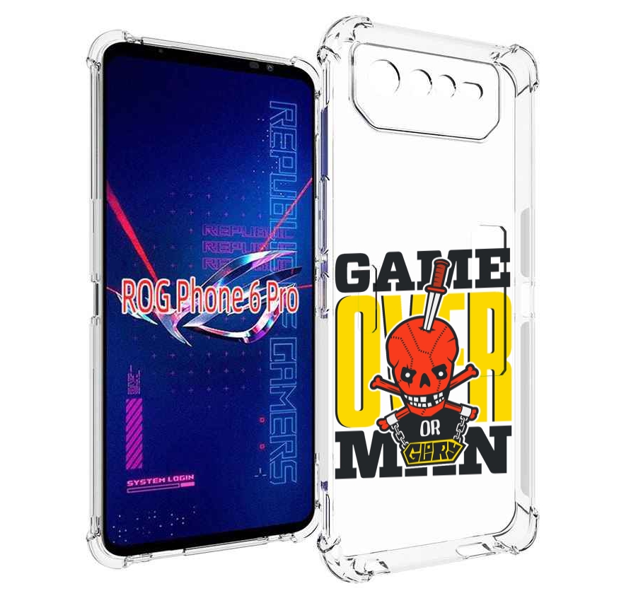 

Чехол MyPads игра-окончена-парень для Asus ROG Phone 6 Pro, Прозрачный, Tocco