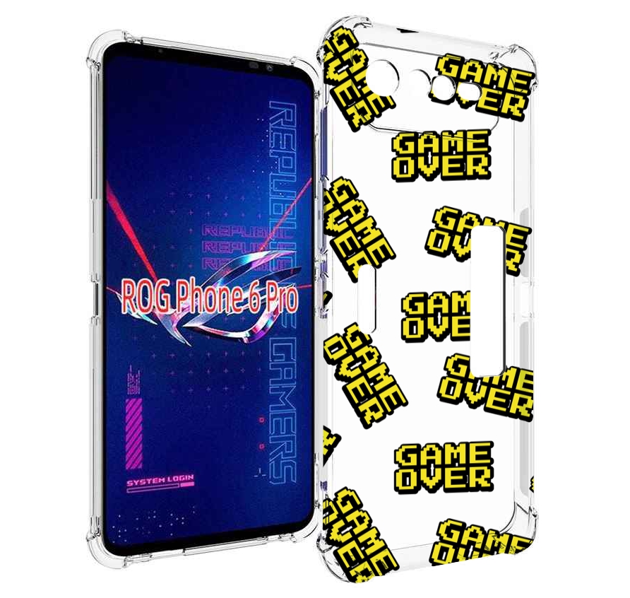 

Чехол MyPads игра-окончена для Asus ROG Phone 6 Pro, Прозрачный, Tocco