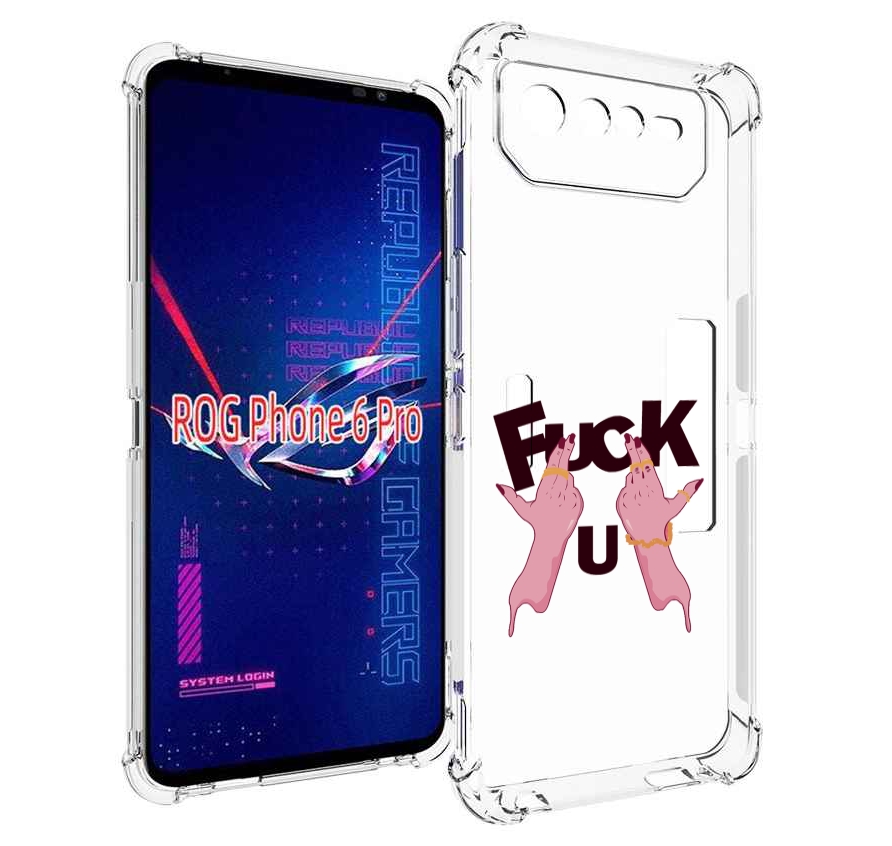 

Чехол MyPads иди-ты для Asus ROG Phone 6 Pro, Прозрачный, Tocco