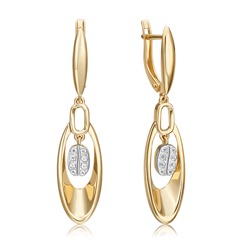 

Серьги из красного золота с топазом PLATINA jewelry 02-4922-00-201-1121, 02-4922-00-201-1121