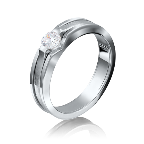 

Кольцо из золота р. 18 PLATINA jewelry 01-5190-00-501-1120-38, фианит, 01-5190-00-501-1120-38