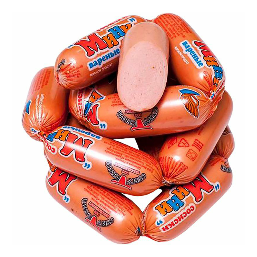 

Сосиски Сургутский мясокомбинат мини