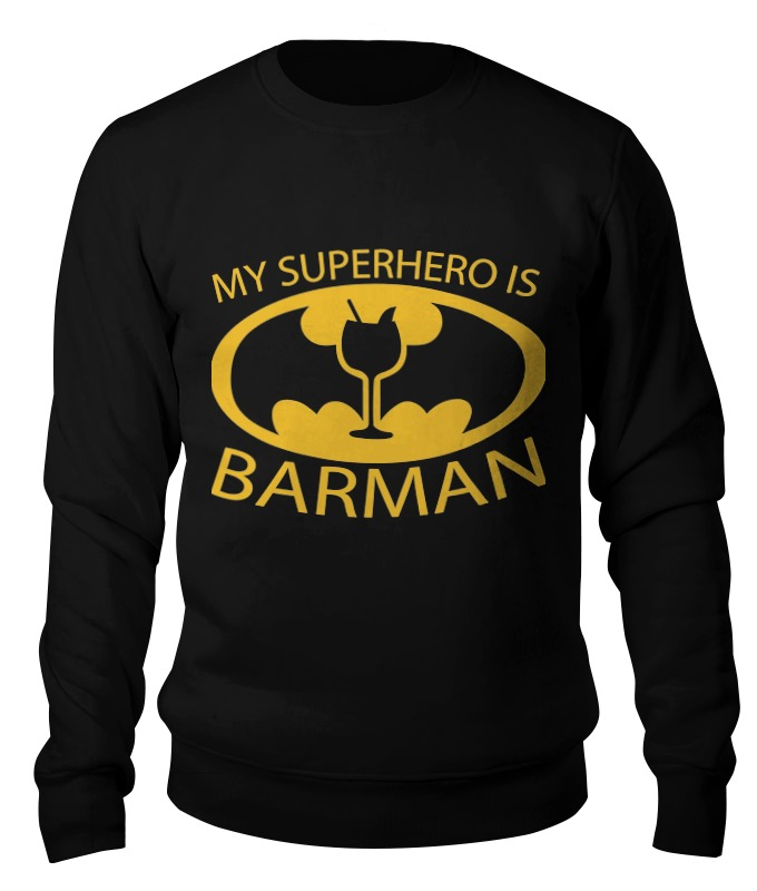 

Свитшот унисекс Printio Бэтмен (batman) черный 2XL, Бэтмен (batman)