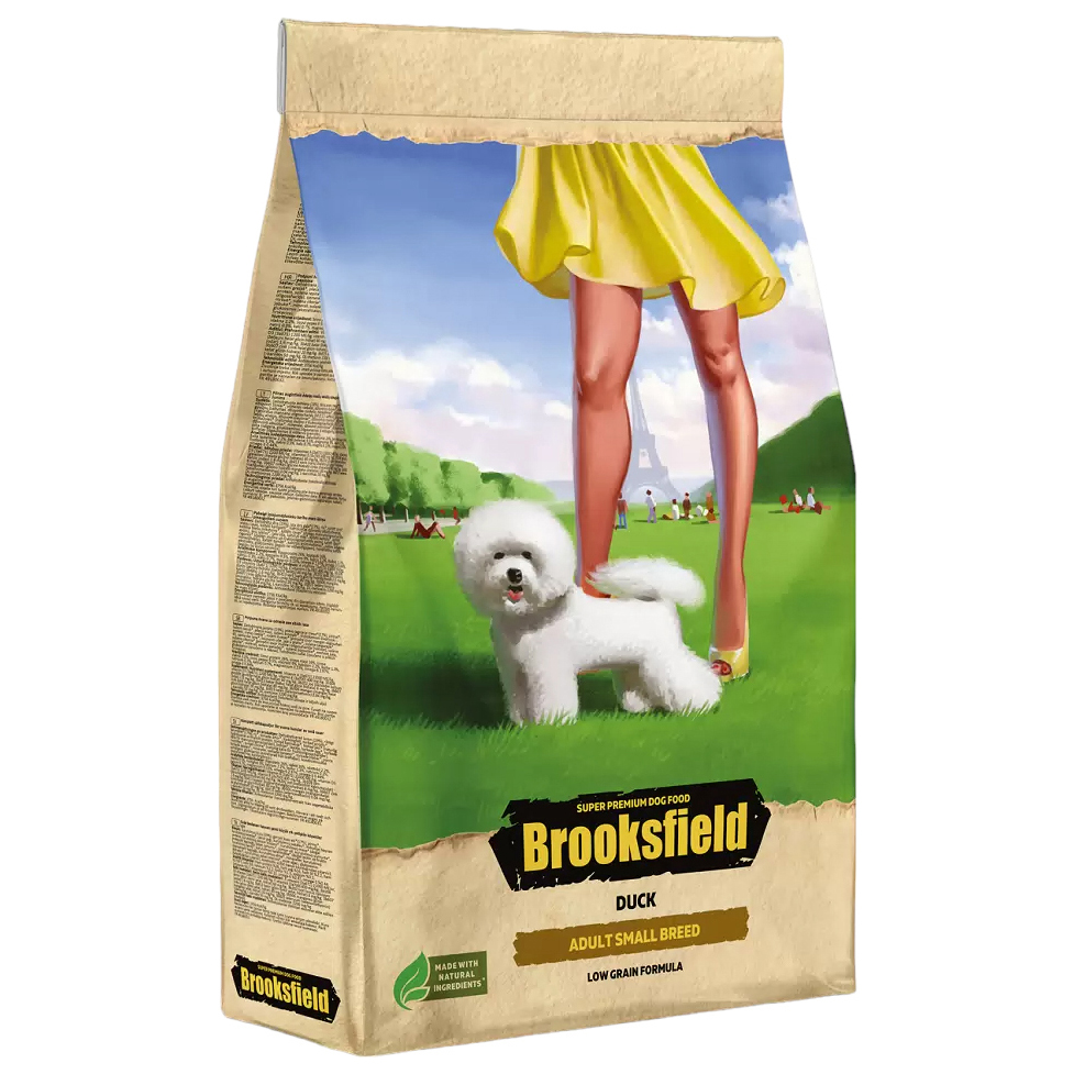 Сухой корм для собак BROOKSFIELD Adult Dog Small Breed утка и рис 07кг 804₽