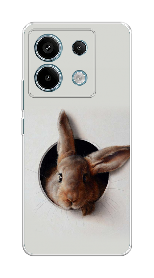 

Чехол на Xiaomi Redmi Note 13 Pro 5G "Любопытный кролик", Серый;коричневый, 320150-1