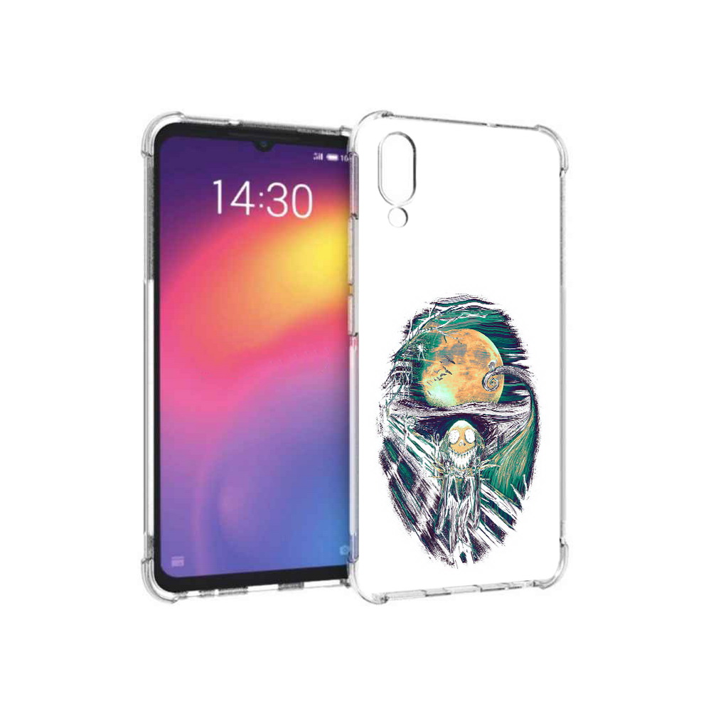 

Чехол MyPads Tocco для Meizu Note 9 зубастое существо абстракция (PT134513.88.370), Прозрачный, Tocco