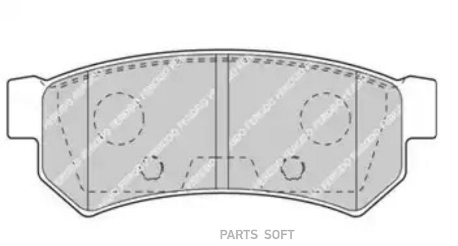 

Колодки дисковые задн. daewoo nubira 1.6i/1.8i 03> Fdb4295