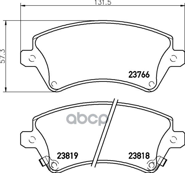 

Колодки дисковые передние toyota corolla 1.4/1.6 wti/2.0d4-d 02> диск 15' Np1049