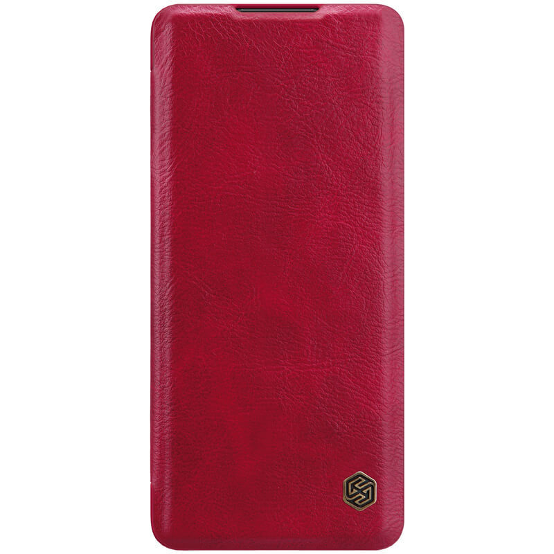 Кожаный чехол-книжка Nillkin Leather Qin для Huawei Honor 30 Pro / Honor 30 Pro+ (красный)