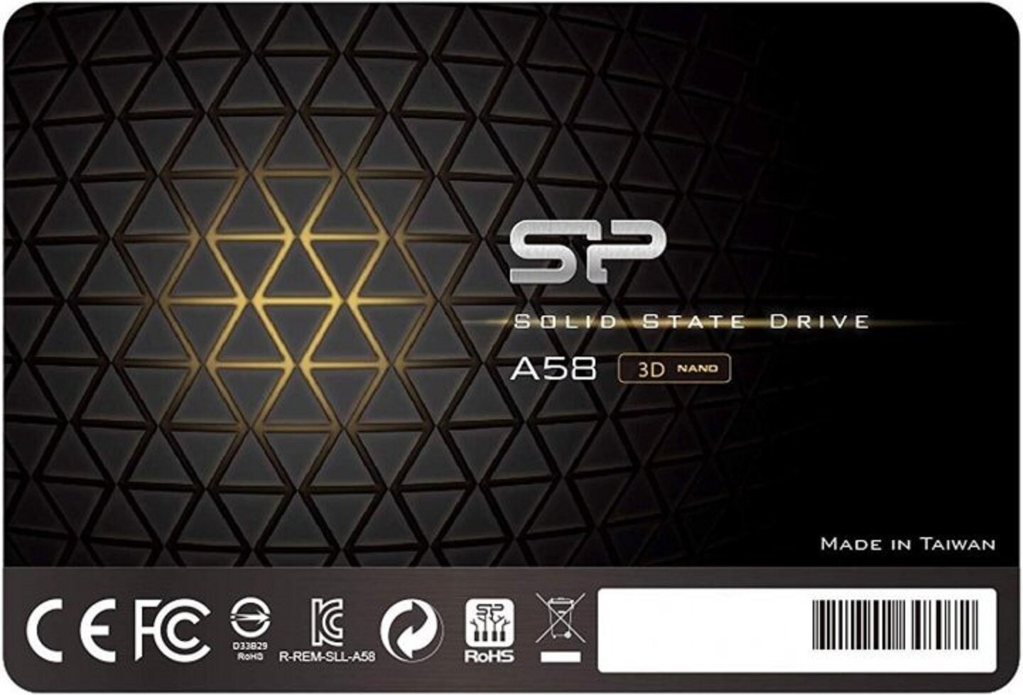 

SSD накопитель Silicon Power A58 2.5" 128 ГБ SP128GBSS3A58A25, A58