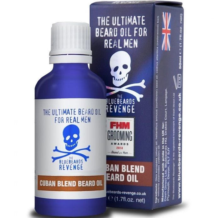 фото Масло для бороды кубинское the bluebeards revenge cuban blend beard oil 50 мл