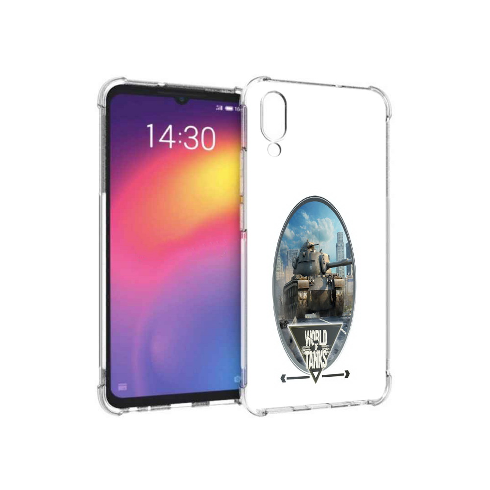 

Чехол MyPads Tocco для Meizu Note 9 игра с танками (PT134513.88.375), Прозрачный, Tocco